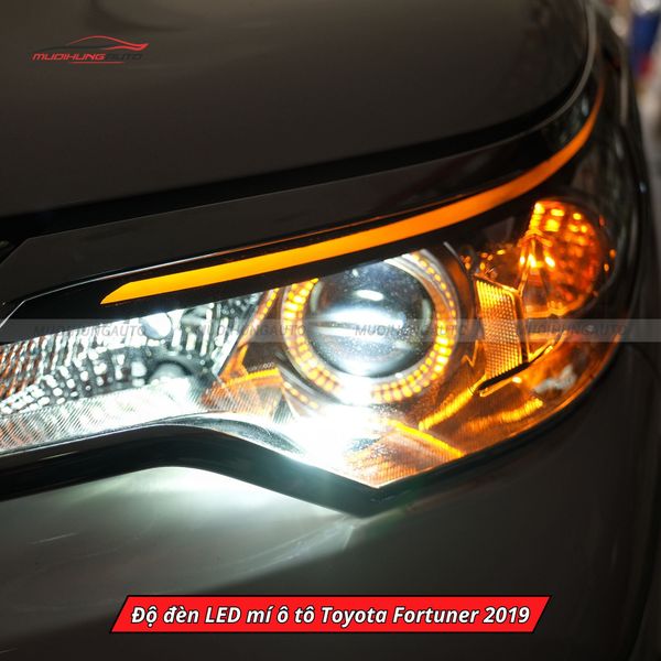 Độ Đèn LED Mí Ô Tô Toyota Fortuner 2019