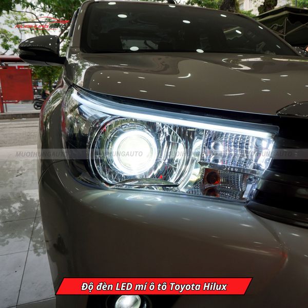 Độ Đèn LED Mí Ô Tô Toyota Hilux