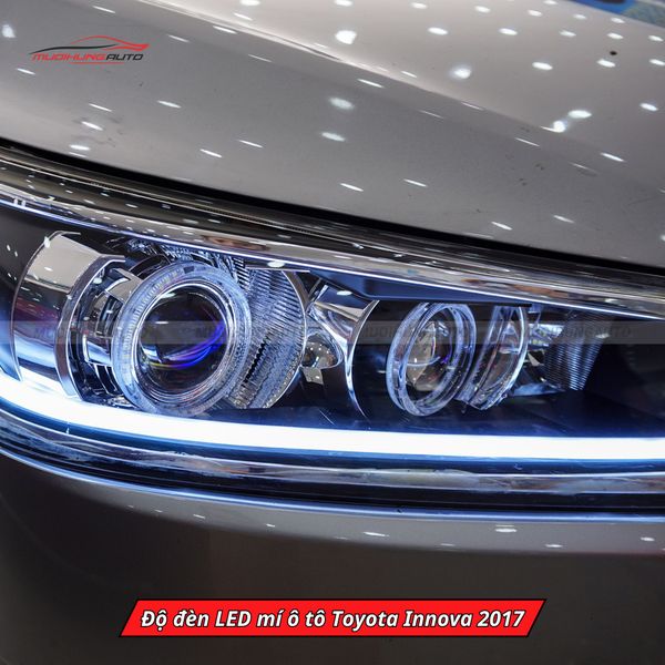 Độ Đèn LED Mí Ô Tô Toyota Innova 2017
