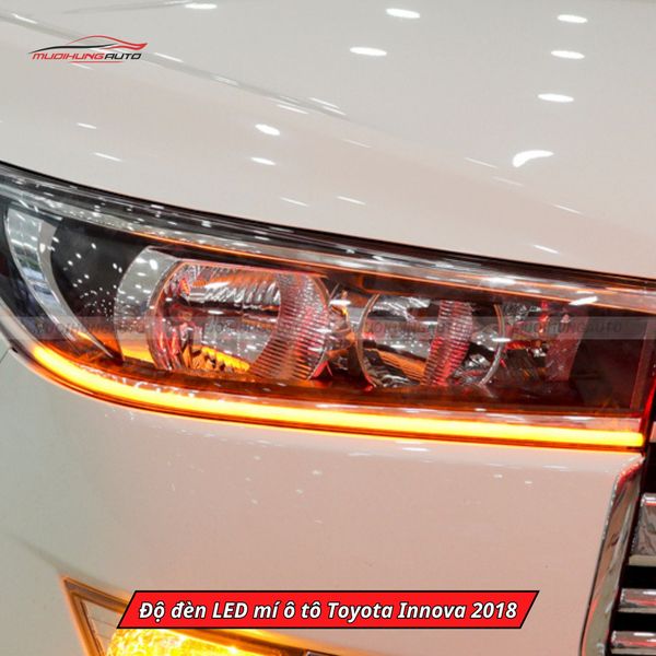 Độ Đèn LED Mí Ô Tô Toyota Innova 2018