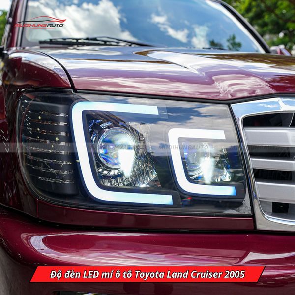 Độ Đèn LED Mí Ô Tô Toyota Land Cruiser 2005