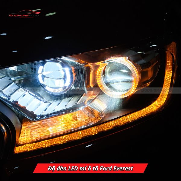 Độ Đèn LED Mí Ô Tô Ford Everest