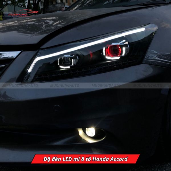 Độ Đèn LED Mí Ô Tô Honda Accord