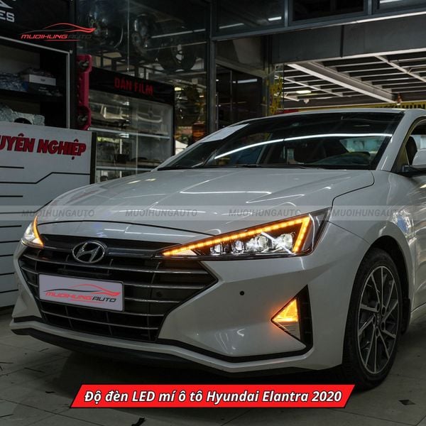 Độ Đèn LED Mí Ô Tô Hyundai Elantra 2020