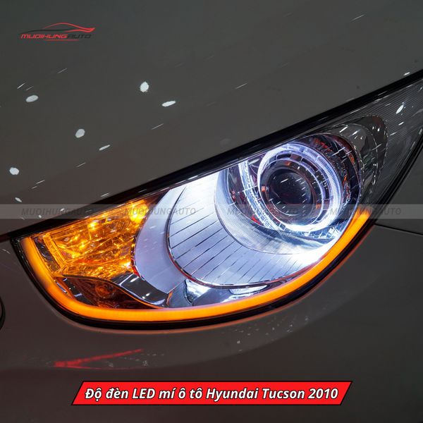 Độ Đèn LED Mí Ô Tô Hyundai Tucson 2010