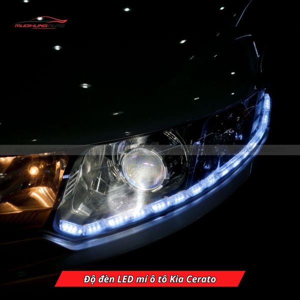 Độ Đèn LED Mí Ô Tô Kia Cerato