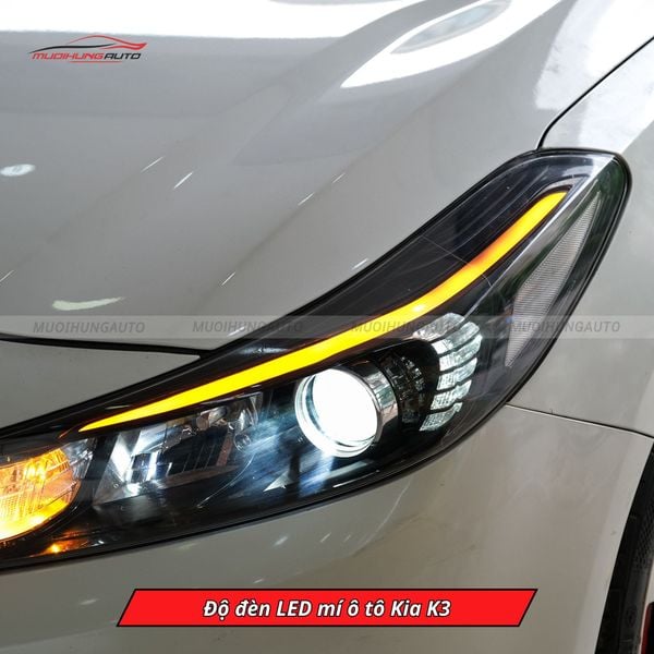 Độ Đèn LED Mí Ô Tô Kia K3