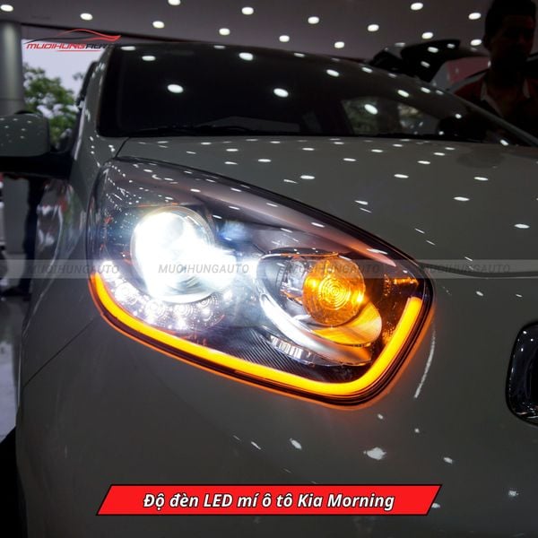 Độ Đèn LED Mí Ô Tô Kia Morning