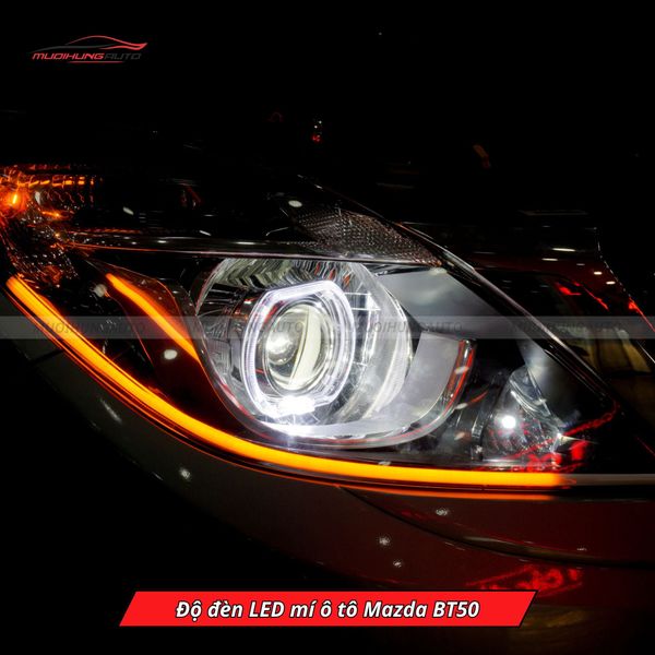 Độ Đèn LED Mí Ô Tô Mazda BT50