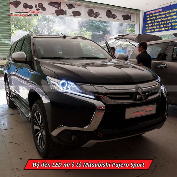 Độ Đèn LED Mí Ô Tô Mitsubishi Pajero Sport