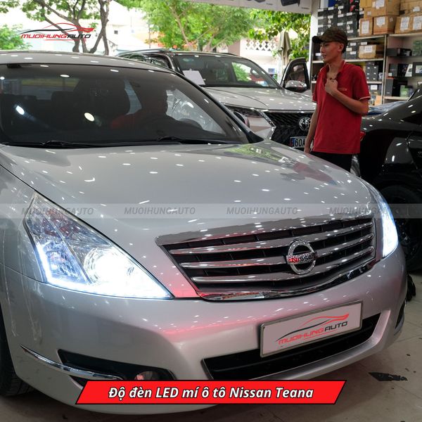Độ Đèn LED Mí Ô Tô Nissan Teana