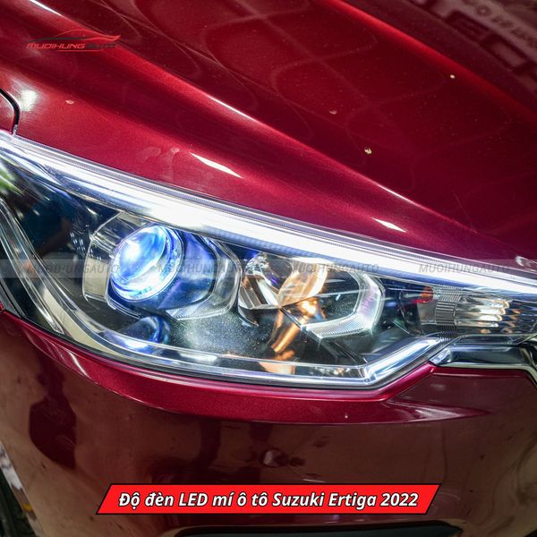 Độ Đèn LED Mí Ô Tô Suzuki Ertiga 2022