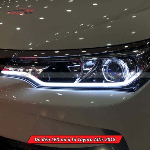 Độ Đèn LED Mí Ô Tô Toyota Altis 2018