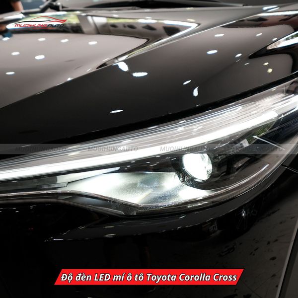Độ Đèn LED Mí Ô Tô Toyota Corolla Cross