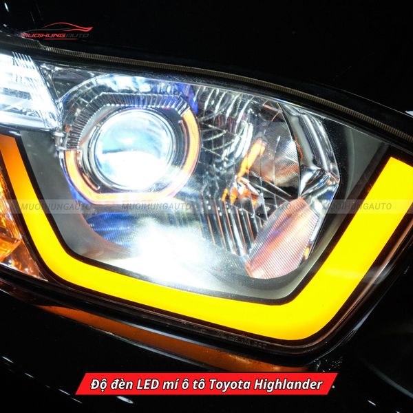 Độ Đèn LED Mí Ô Tô Toyota Highlander