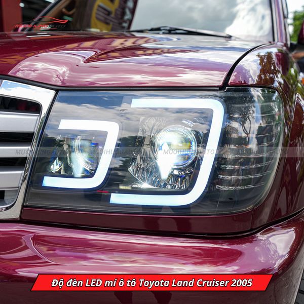 Độ Đèn LED Mí Ô Tô Toyota Land Cruiser 2005