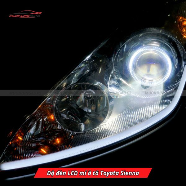 Độ Đèn LED Mí Ô Tô Toyota Sienna