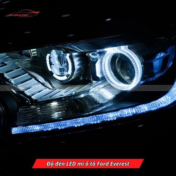 Độ Đèn LED Mí Ô Tô Ford Everest