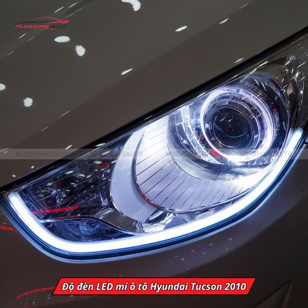 Độ Đèn LED Mí Ô Tô Hyundai Tucson 2010