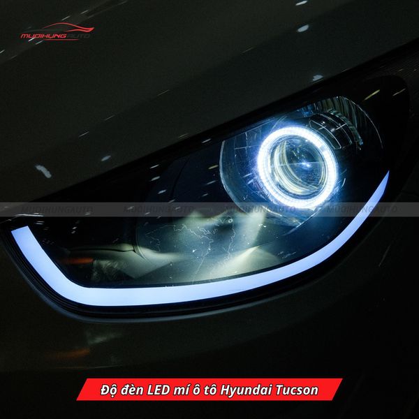 Độ Đèn LED Mí Ô Tô Hyundai Tucson