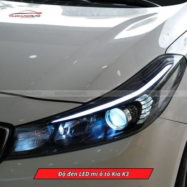 Độ Đèn LED Mí Ô Tô Kia K3