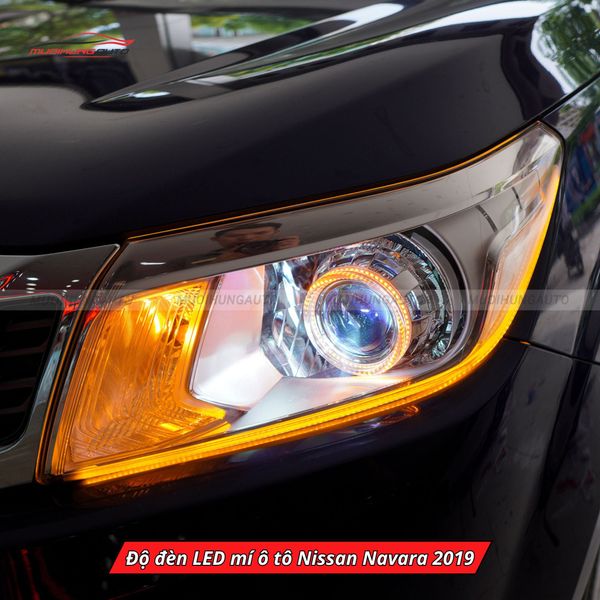 Độ Đèn LED Mí Ô Tô Nissan Navara 2019