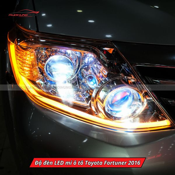 Độ Đèn LED Mí Ô Tô Toyota Fortuner 2016