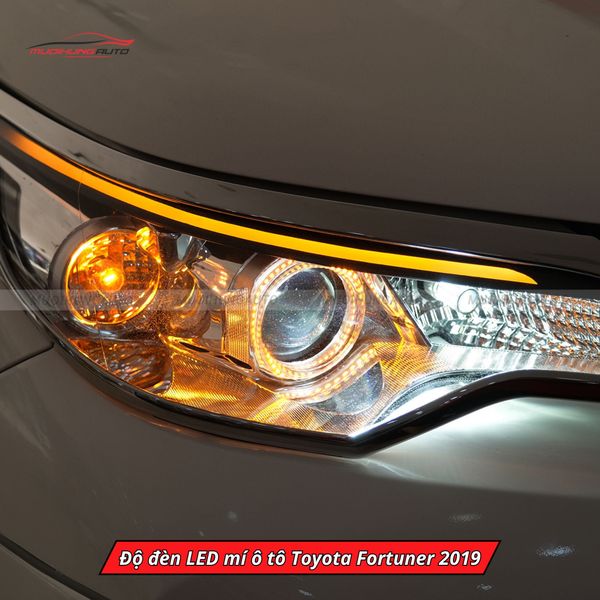 Độ Đèn LED Mí Ô Tô Toyota Fortuner 2019