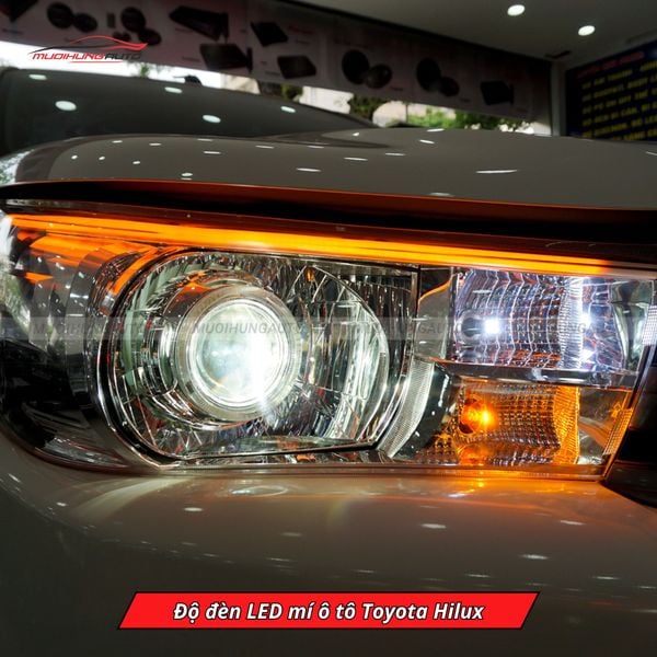 Độ Đèn LED Mí Ô Tô Toyota Hilux