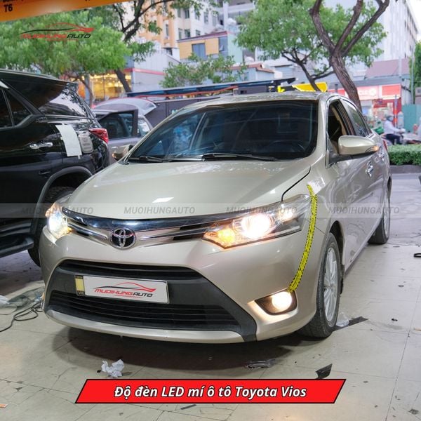 Độ Đèn LED Mí Ô Tô Toyota Vios