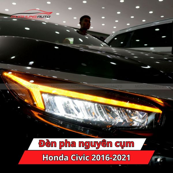 Đèn Pha Nguyên Cụm Honda Civic 2016-2021