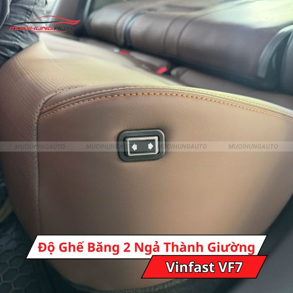 Độ Ghế Băng 2 Ngả Thành Giường Cho Xe Vinfast VF7
