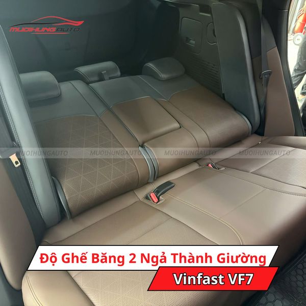 Độ Ghế Băng 2 Ngả Thành Giường Cho Xe Vinfast VF7