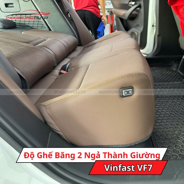 Độ Ghế Băng 2 Ngả Thành Giường Cho Xe Vinfast VF7