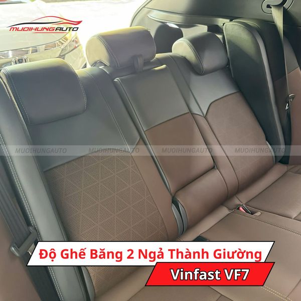 Độ Ghế Băng 2 Ngả Thành Giường Cho Xe Vinfast VF7