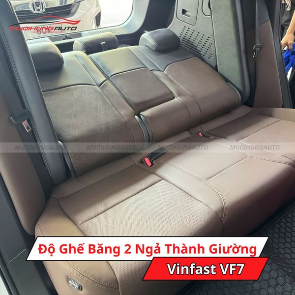 Độ Ghế Băng 2 Ngả Thành Giường Cho Xe Vinfast VF7