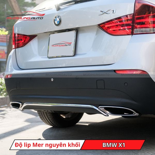 Độ Lip Pô Mercedes Nguyên Khối Cho BMW X1
