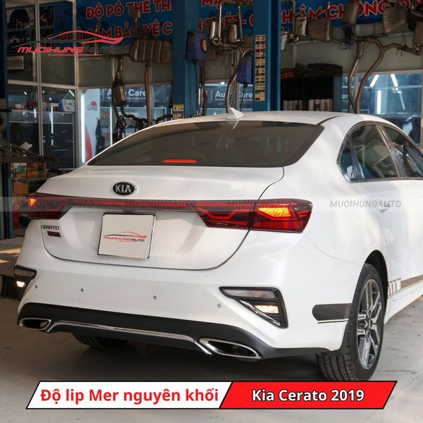 Độ Lip Pô Mercedes Nguyên Khối Cho Kia Cerato 2019
