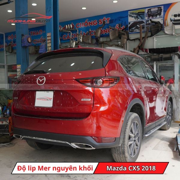 Độ Lip Pô Mercedes Nguyên Khối Cho Mazda CX5 2018