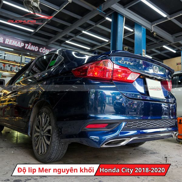 Độ Lip Pô Mercedes Nguyên Khối Cho Honda City 2018-2020