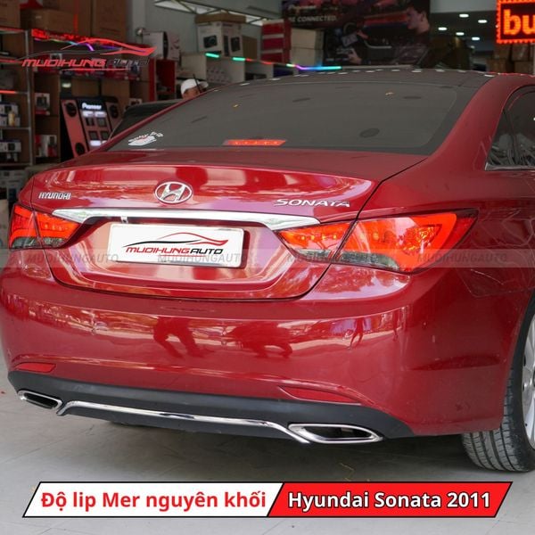 Độ Lip Pô Mercedes Nguyên Khối Cho Hyundai Sonata 2011