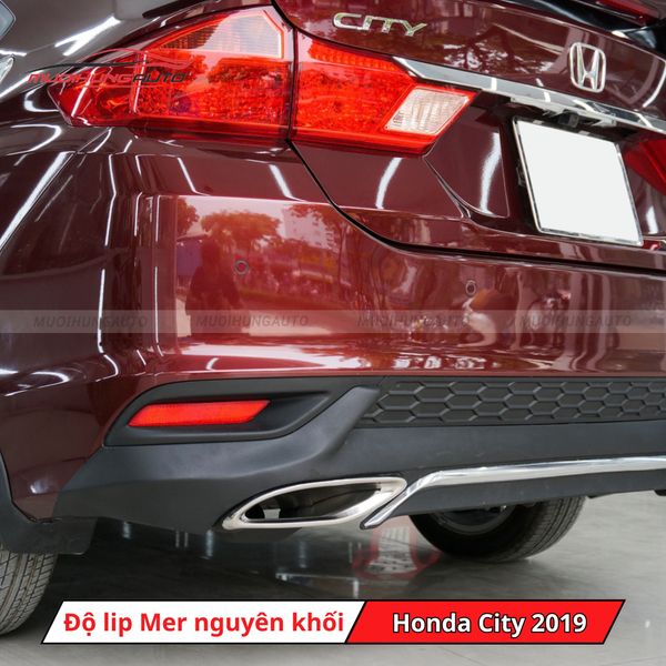 Độ Lip Pô Mercedes Nguyên Khối Cho Honda City 2019