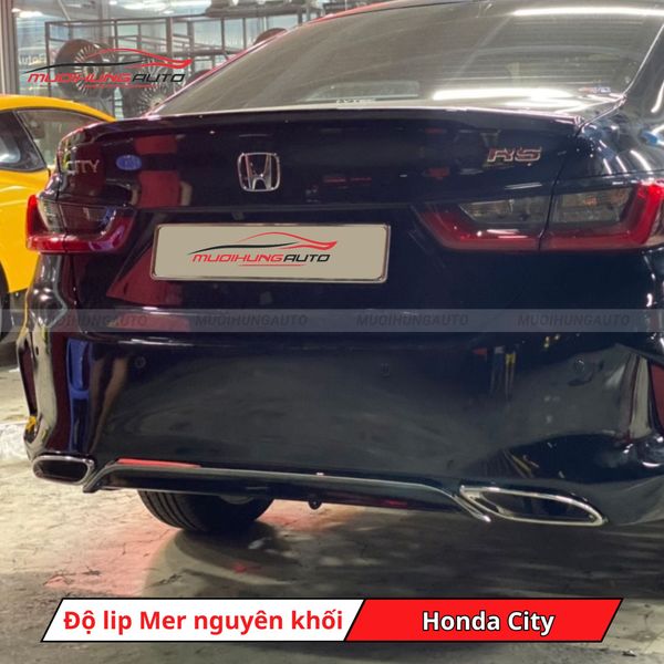 Độ Lip Pô Mercedes Nguyên Khối Cho Honda City