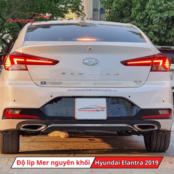 Độ Lip Pô Mercedes Nguyên Khối Cho Hyundai Elantra 2019