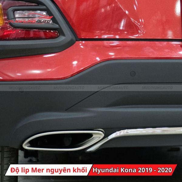 Độ Lip Pô Mercedes Nguyên Khối Cho Hyundai Kona 2019 - 2020