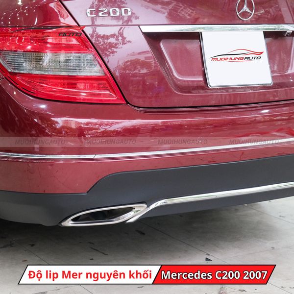 Độ Lip Pô Mercedes Nguyên Khối Cho Mercedes C200 2007