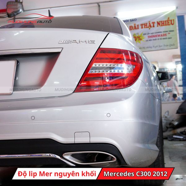 Độ Lip Pô Mercedes Nguyên Khối Cho Mercedes C300 2012