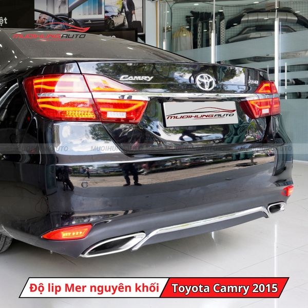Độ Lip Pô Mercedes Nguyên Khối Cho Toyota Camry 2015