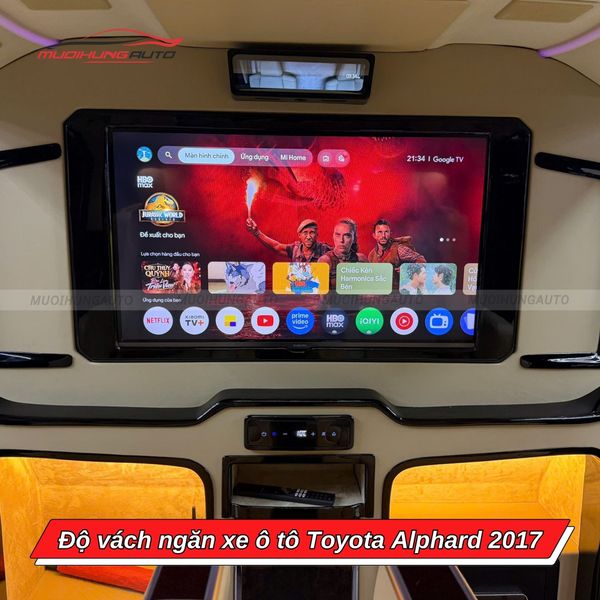 Độ Vách Ngăn Xe Ô Tô Toyota Alphard 2017