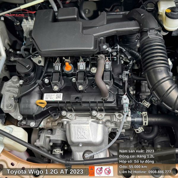 Toyota Wigo 1.2G AT - 2023